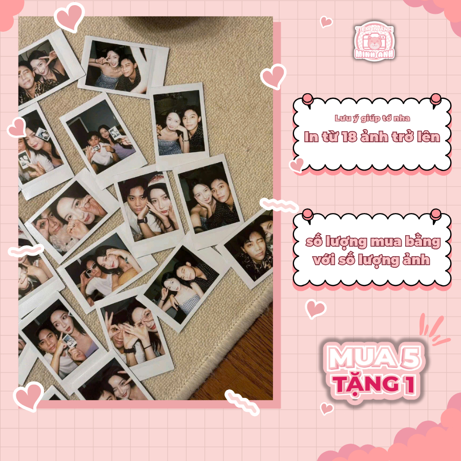 In ảnh Pola 6x9, in hình theo yêu cầu, kích thước 6x9 1k/tấm làm album,để ốp, quà tặng, lưu giữ kỷ niệm, trang trí phòng