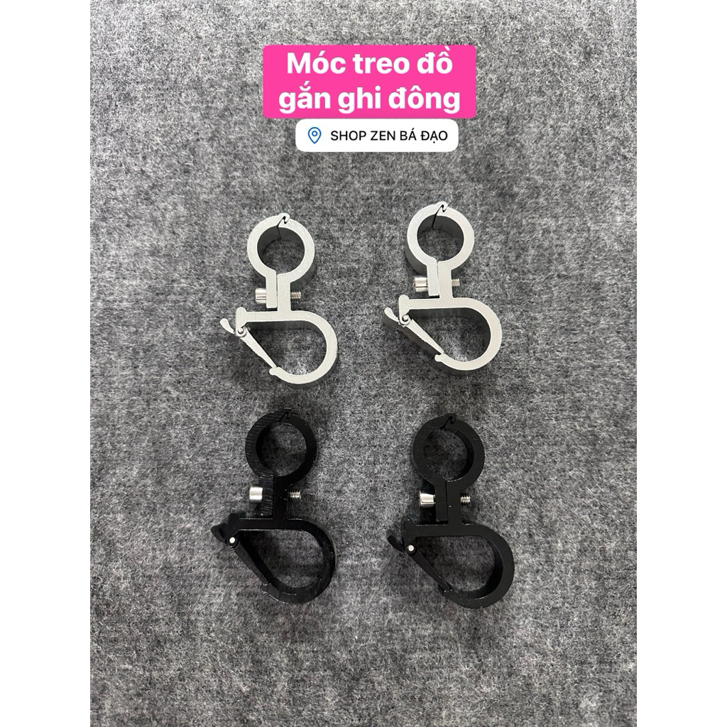 Móc treo đồ ghi đông (1 cái)