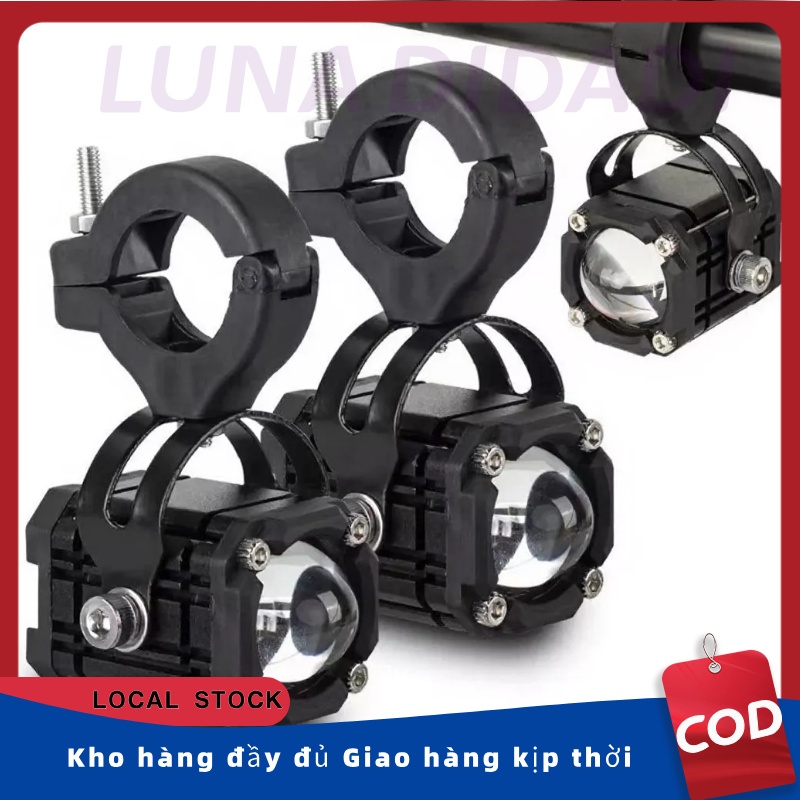 Đèn Trợ Sáng Mini W2 - Chống Nước, 4 Chế Độ Ánh Sáng, Thiết Kế Mắt Quỷ Độc Đáo - Bản Mới Nhất 2025