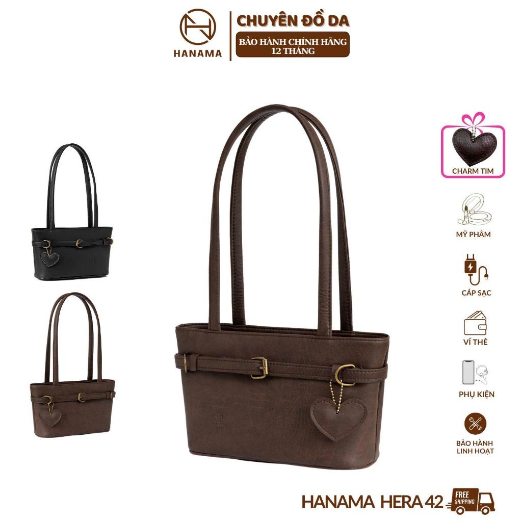 [DAILY_HANAMA]_Thời trang túi đeo vai Hàn Quốc Hanama Hera 42 - trẻ trung cá tính Bag Da tặng kèm charm tim
