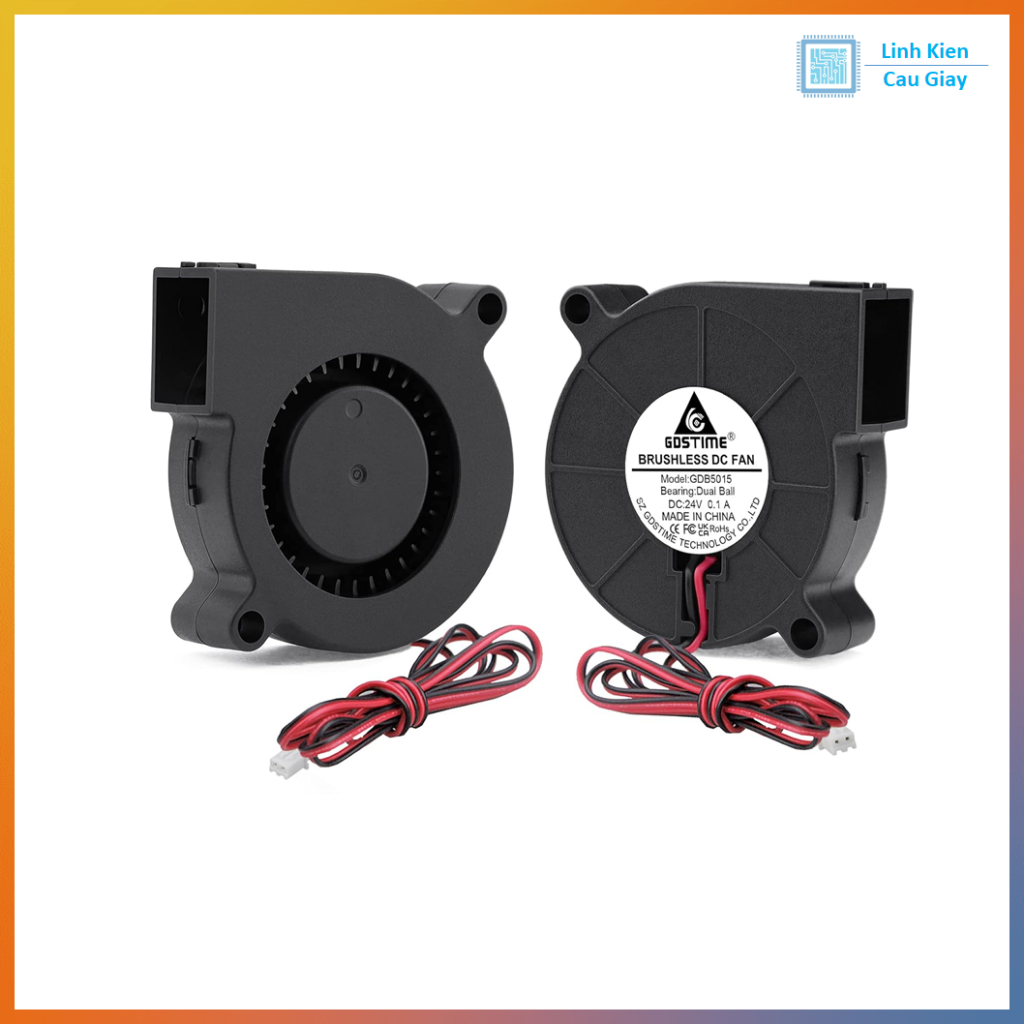 QUẠT HÚT CON SÒ 5015 5V / 12V / 24V