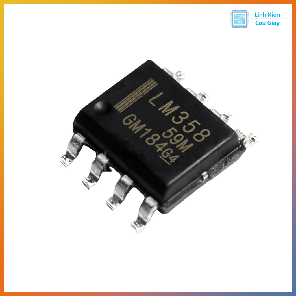 IC khuếch đại thuật toán LM358 SOP8–SMD