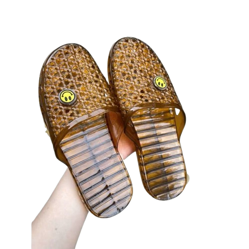 Sỉ  5 Đôi Dép Sục nữ trong suốt đi mưa nắng dép nhựa đủ 3 màu nhựa dẻo  MS -Sục 136