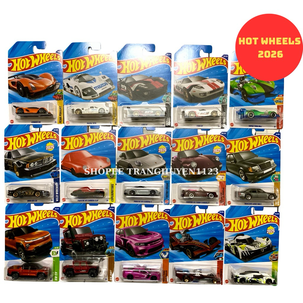 ĐỒ CHƠI MÔ HÌNH SIÊU XE HOT WHEELS - CHỌN MẪU