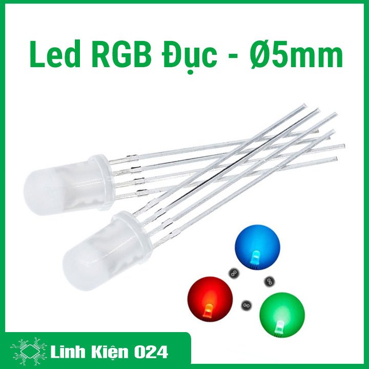 Led RGB Đục - Ø5mm