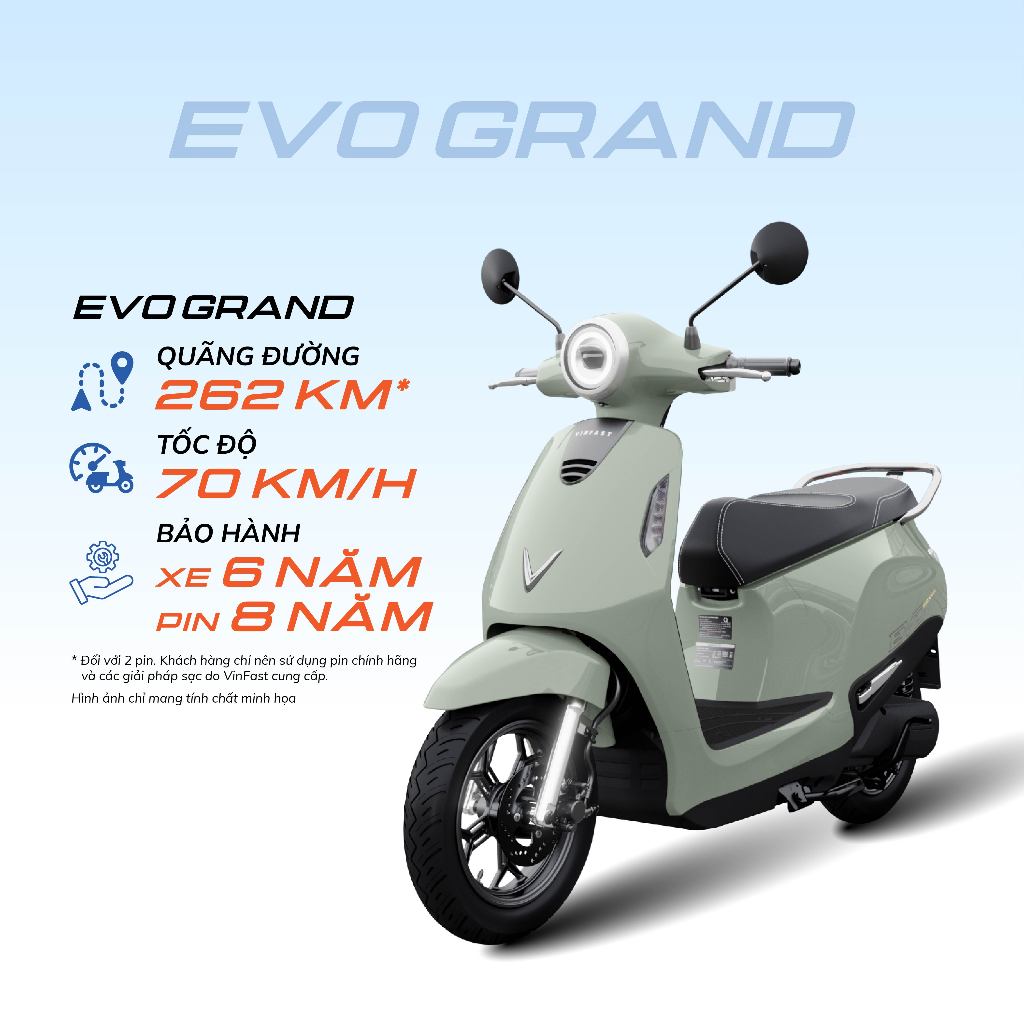 Xe máy điện VinFast Evo Grand