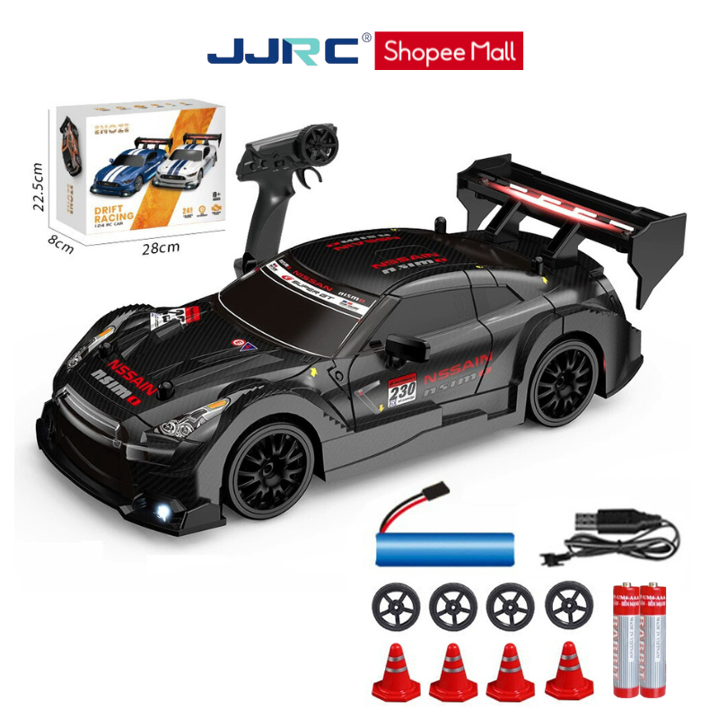 Xe điều khiển từ xa JJRC cao cấp – Mẫu đua 2025, kiểu dáng mạnh mẽ, drift mượt, pin sạc tiện lợi