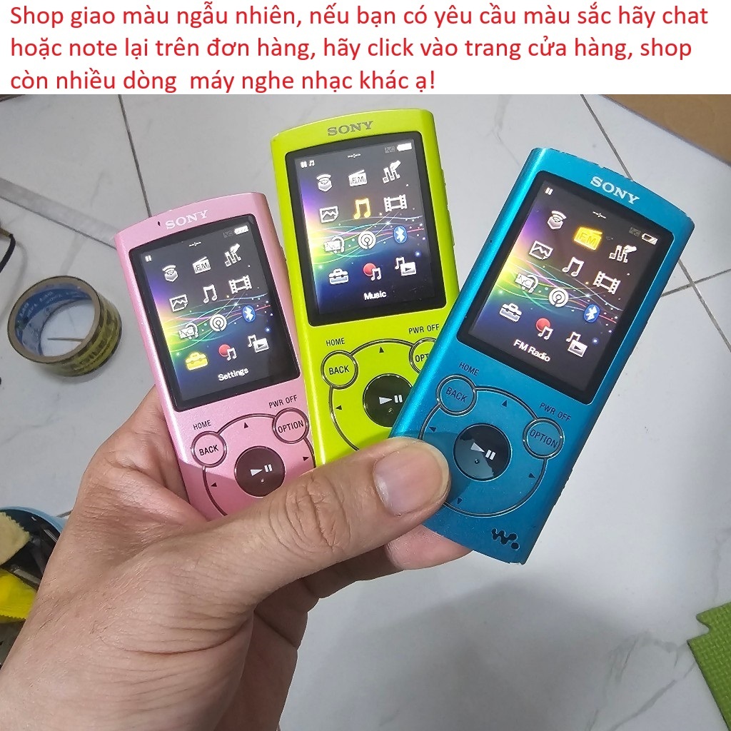 [Tặng tai nghe+cáp] Máy nghe nhạc Sony Walkman qua sử dụng