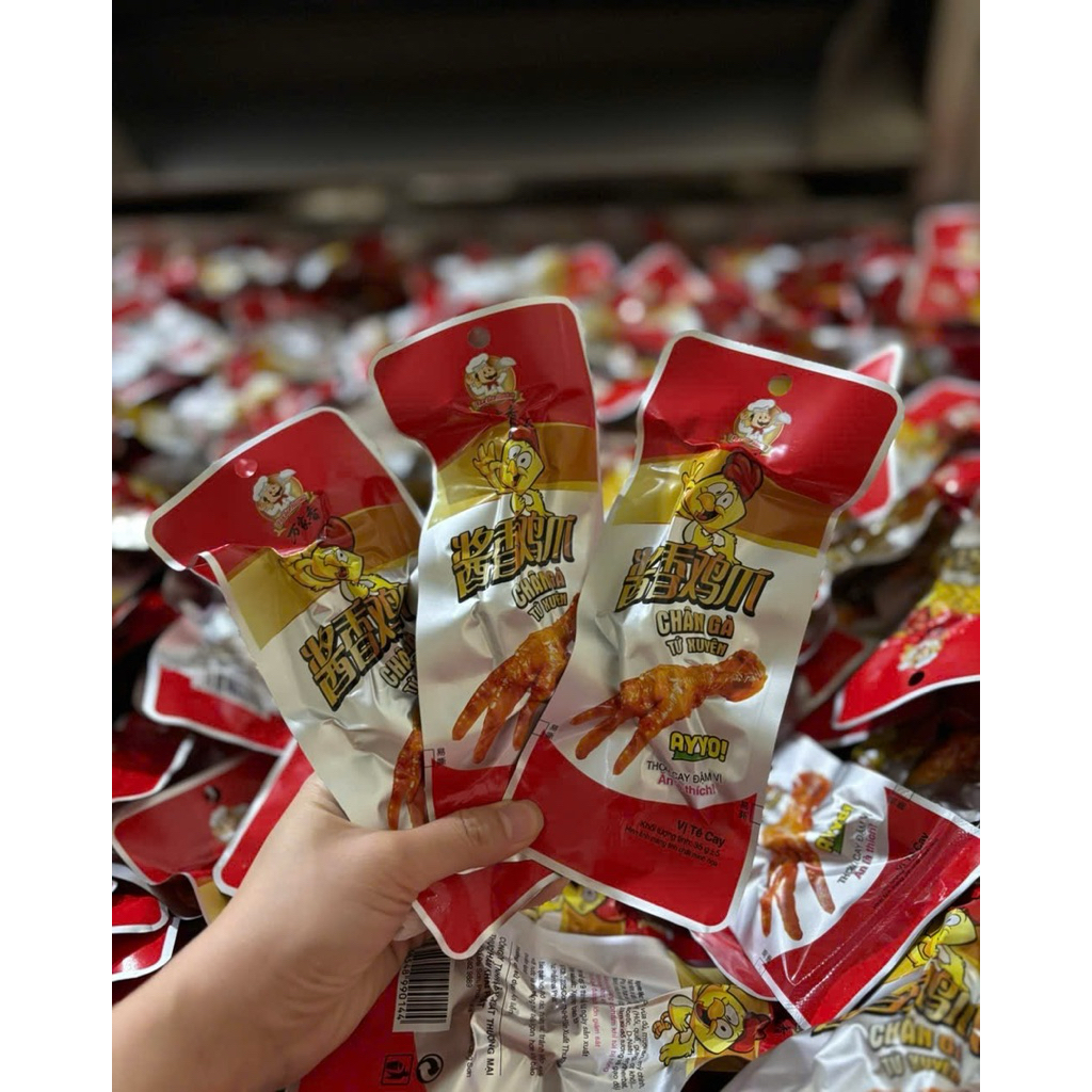 ( Sỉ 30 cái ) Chân gà Tứ Xuyên đủ vị thơm ngon
