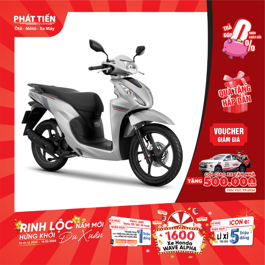 Xe máy Honda Vision Thể Thao 2026