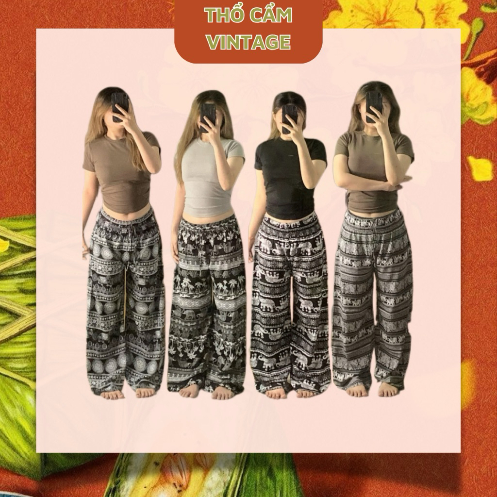 [SIZE THƯỜNG] Quần Thổ Cẩm Tole Lanh 🪅 MÀU TỐI