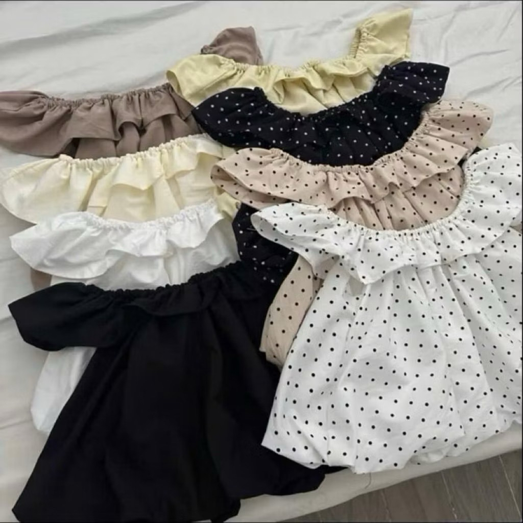 Áo Bí Trễ Vai Mặc Được Nhiều Kiểu