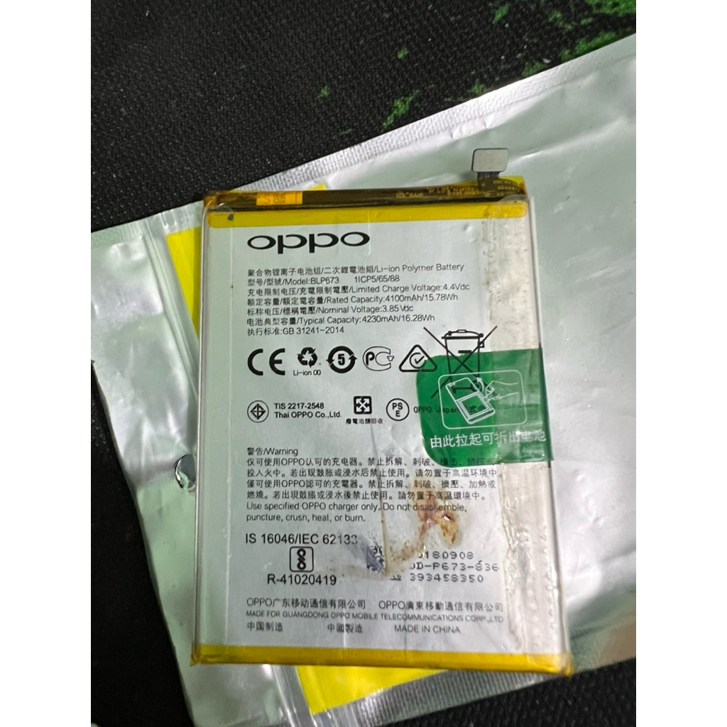 pin zin oppo A3s A5