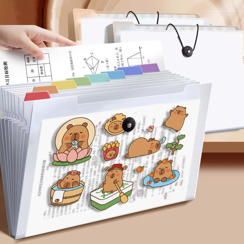 Tệp Hồ Sơ A4 Nhiều Ngăn – Túi Đựng Tài Liệu, Kẹp File Văn Phòng Tiện Lợi