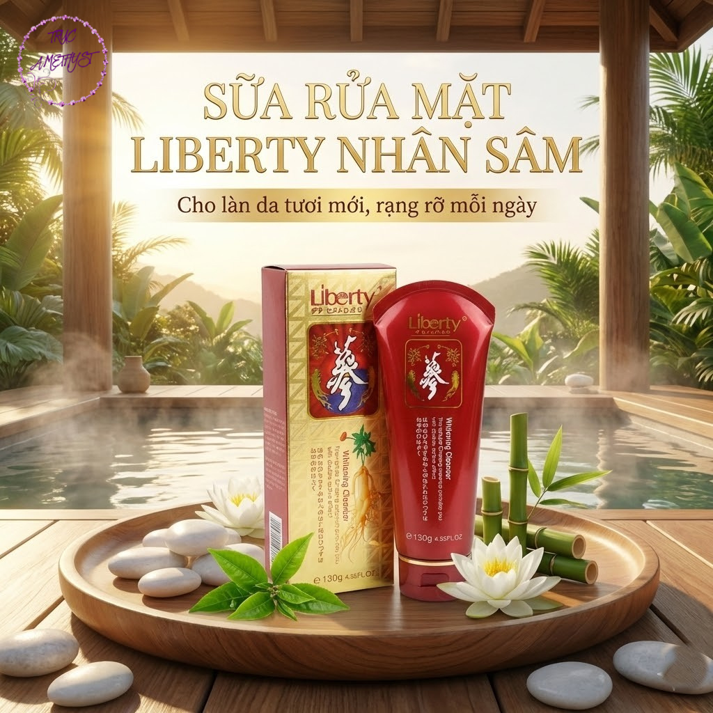 Sữa rửa mặt Liberty nhân sâm