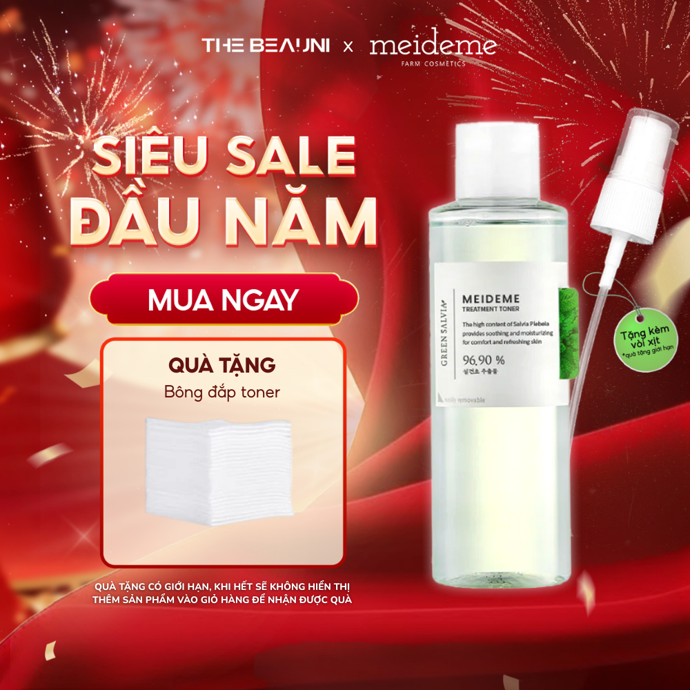 Toner dập viêm dịu da MEIDEME Green Salvia Treatment Toner 200ml