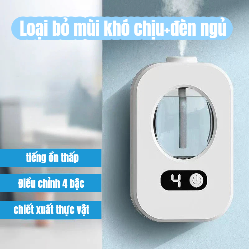 Máy Xịt Thơm Phòng Tự Động Bộ máy xông tinh dầu tự động tiết kiệm để bàn/treo tường 9 Mùi Hương phun sương tự động
