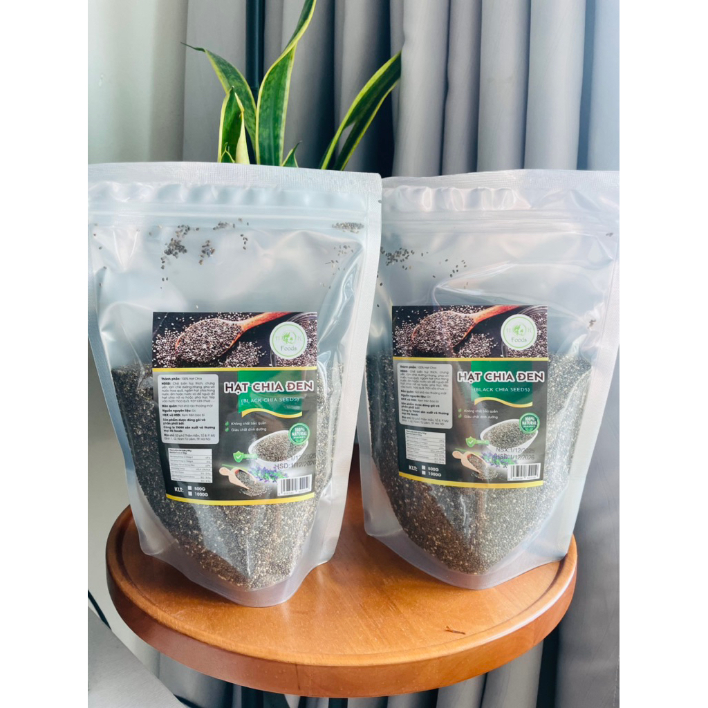 Hạt chia đen Úc gói 500g hàng công ty