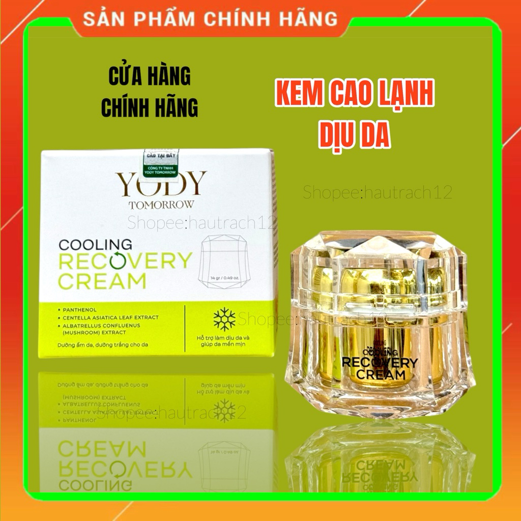 𝐂𝐚𝐨 𝐋𝐚̣𝐧𝐡 𝐓𝐚́𝐢 𝐒𝐢𝐧𝐡 COOLING RECOVERY CREAM 14g Yody Tomorrow