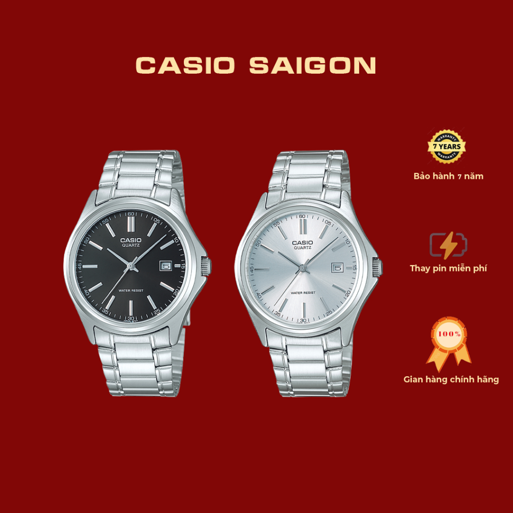 (Chính Hãng) Đồng Hồ Casio MTP-1183A Dây Kim Loại - Bảo Hành 7 Năm