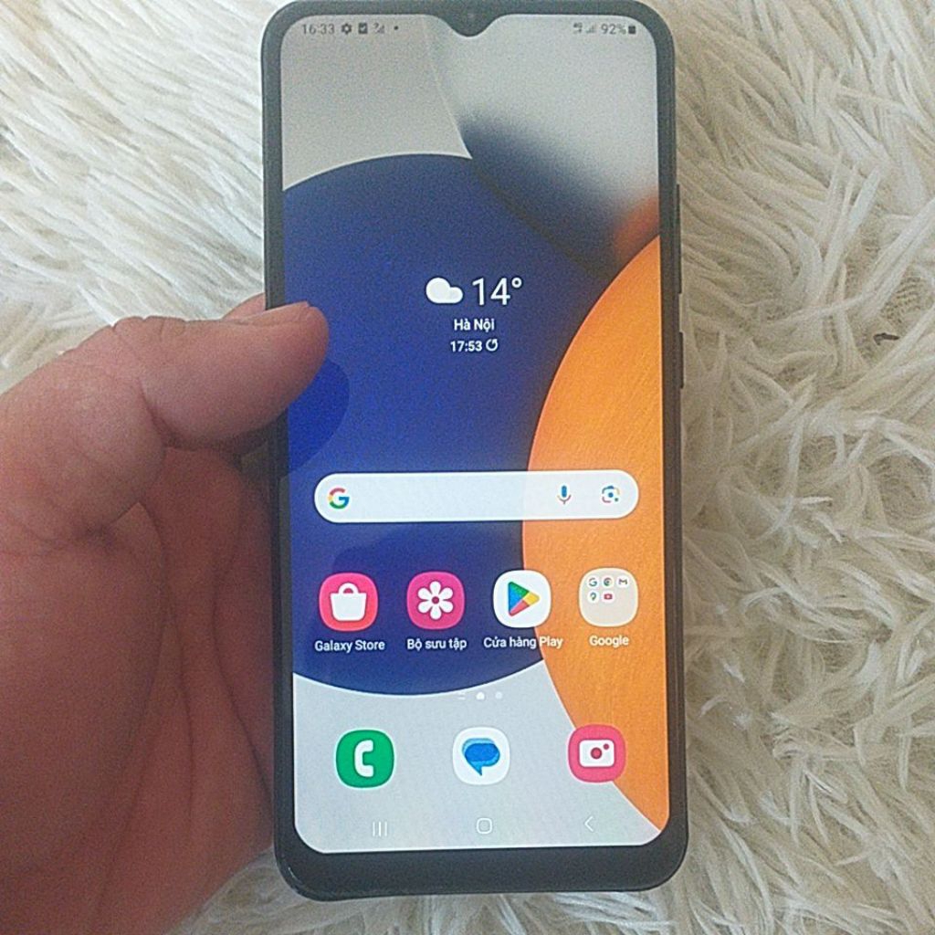 Điện thoại Samsung Galaxy A03 3GB hàng đã thay màn pin zin, Full chức năng bảo hành 3 tháng.