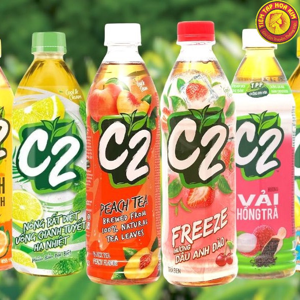 Trà C2 chai 455ml
