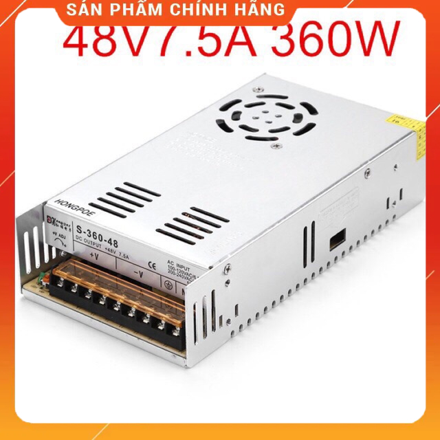 Nguồn 48v-7,5a (có quạt)
