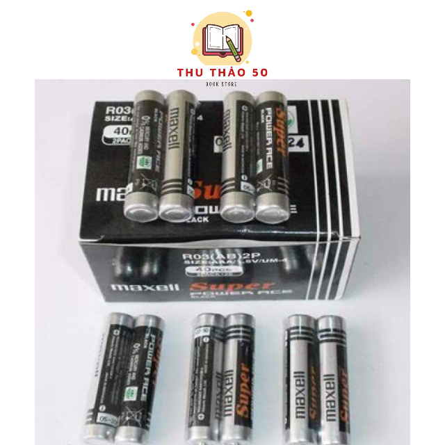 [ 4 VIÊN ] Pin con thỏ Maxell AA / AAA 2A / 3A. - Văn phòng phẩm Thu Thảo