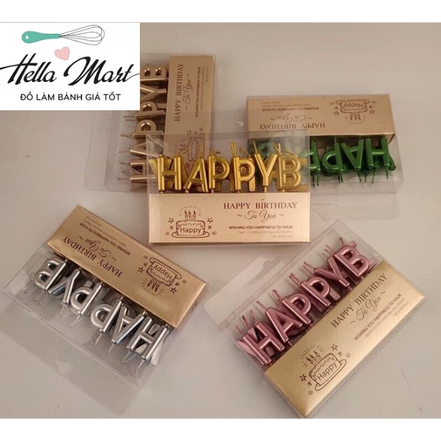 Nến happy birthday