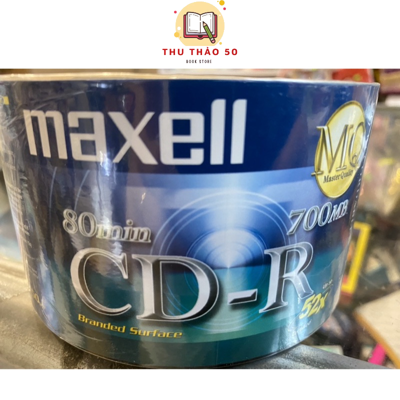 Combo 10 dĩa CD-R trắng 700MB. - Văn phòng phẩm Thu Thảo