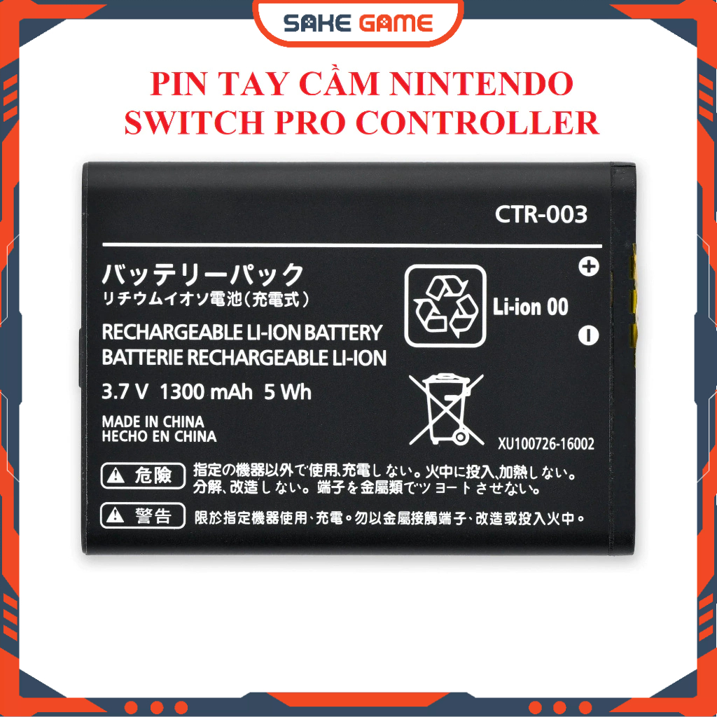 Pin Tay Cầm Switch Pin Nintendo Switch Pro Controller Pin Switch Pro Controller Pin Pro Controller