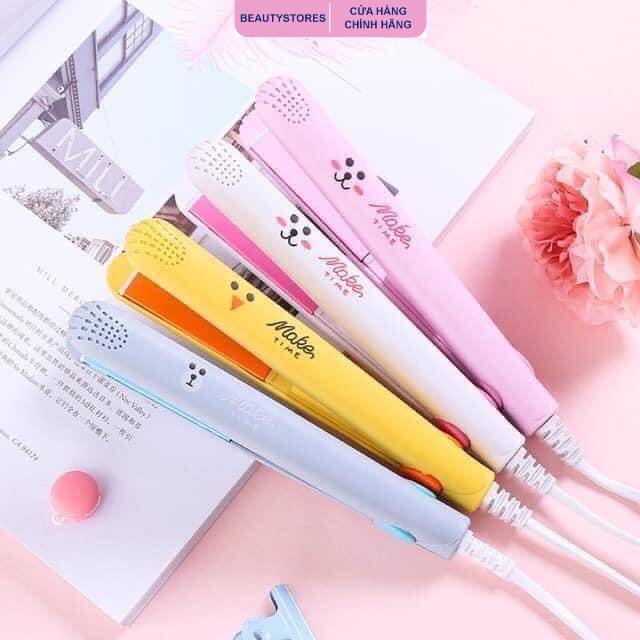 Máy Là Tóc Mini Make Time - Máy Ép, Uốn, Duỗi, Là Tóc MINI (TIỆN LỢI)