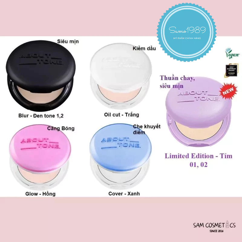 Phấn Phủ About Tone Powder Pact