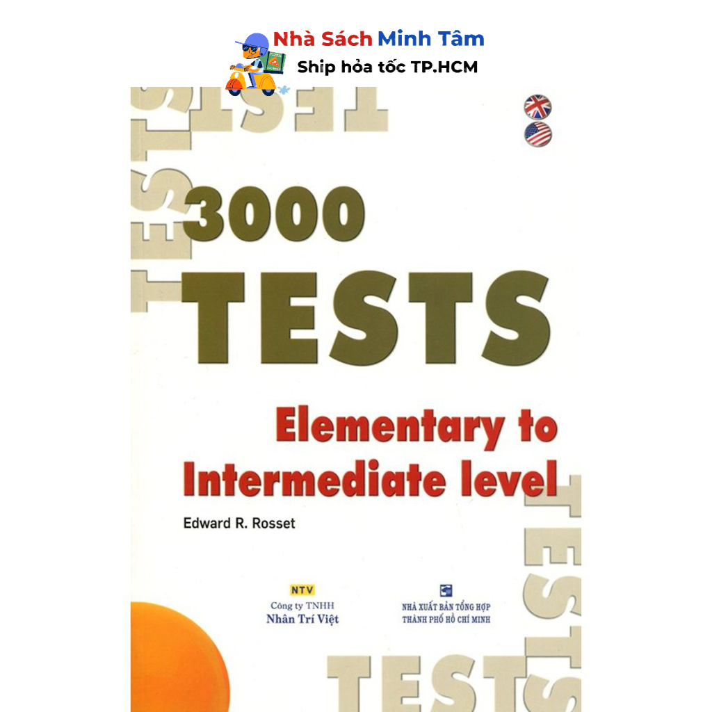 Sách - 3000 Tests Elementary To Intermediate (Không CD)