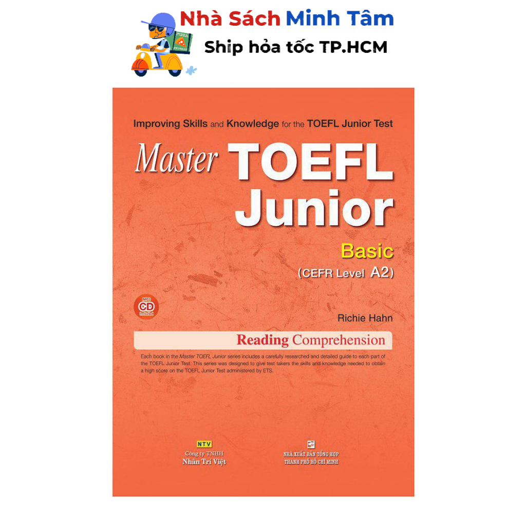 Sách - Master TOEFL Junior Basic A2 (Kèm CD)