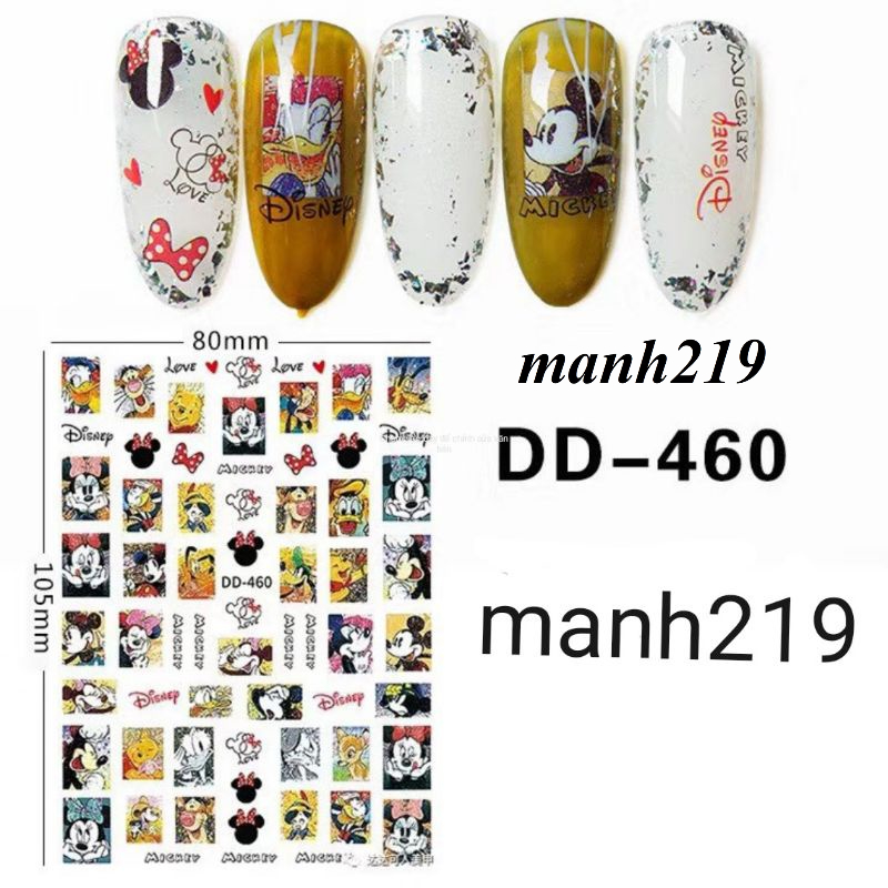 Sticker dán móng trang trí