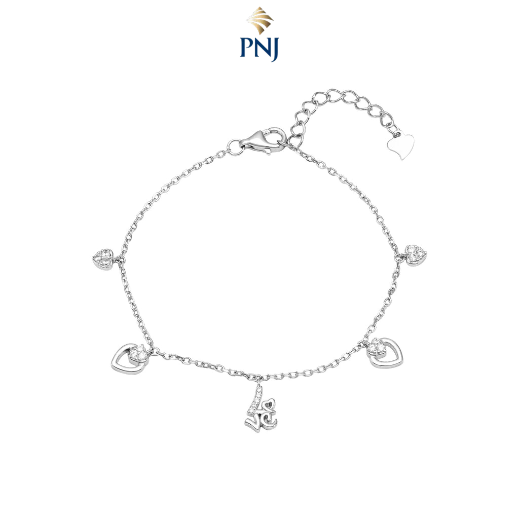 Lắc tay Bạc đính đá PNJSilver XMXMW060157
