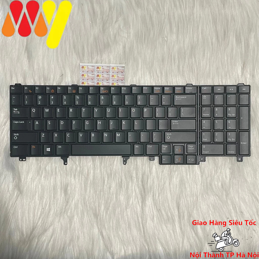 Bàn Phím Laptop thay thế cho Dell Latitude E6520 E6530 E6540 E5520 E5520M E5530