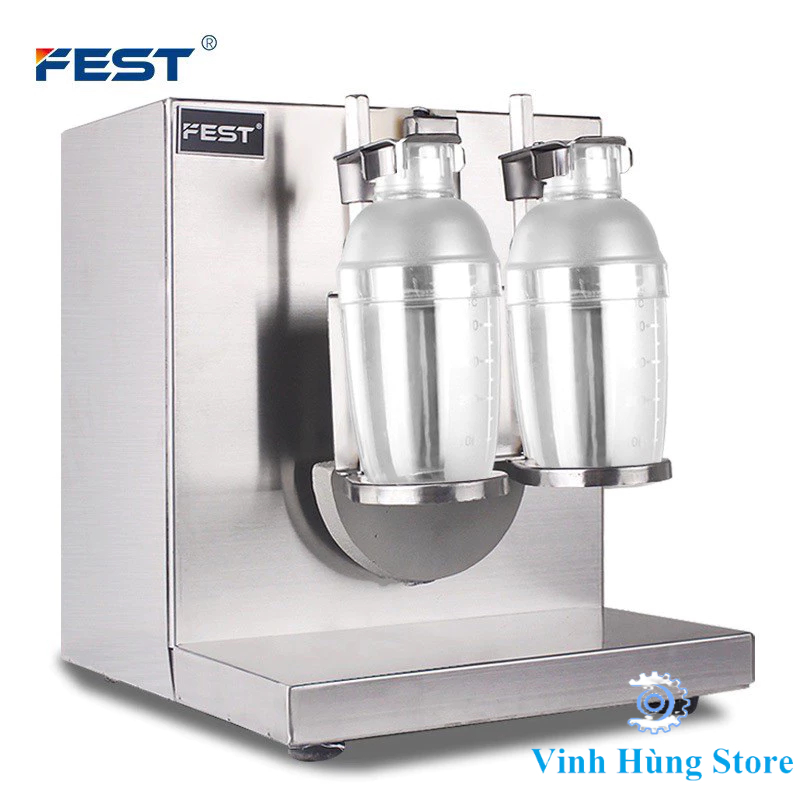 Máy lắc cốc đôi FEST - Unibar - Lắc đều trà sữa, trà chanh - Đồ pha chế tiện dụng