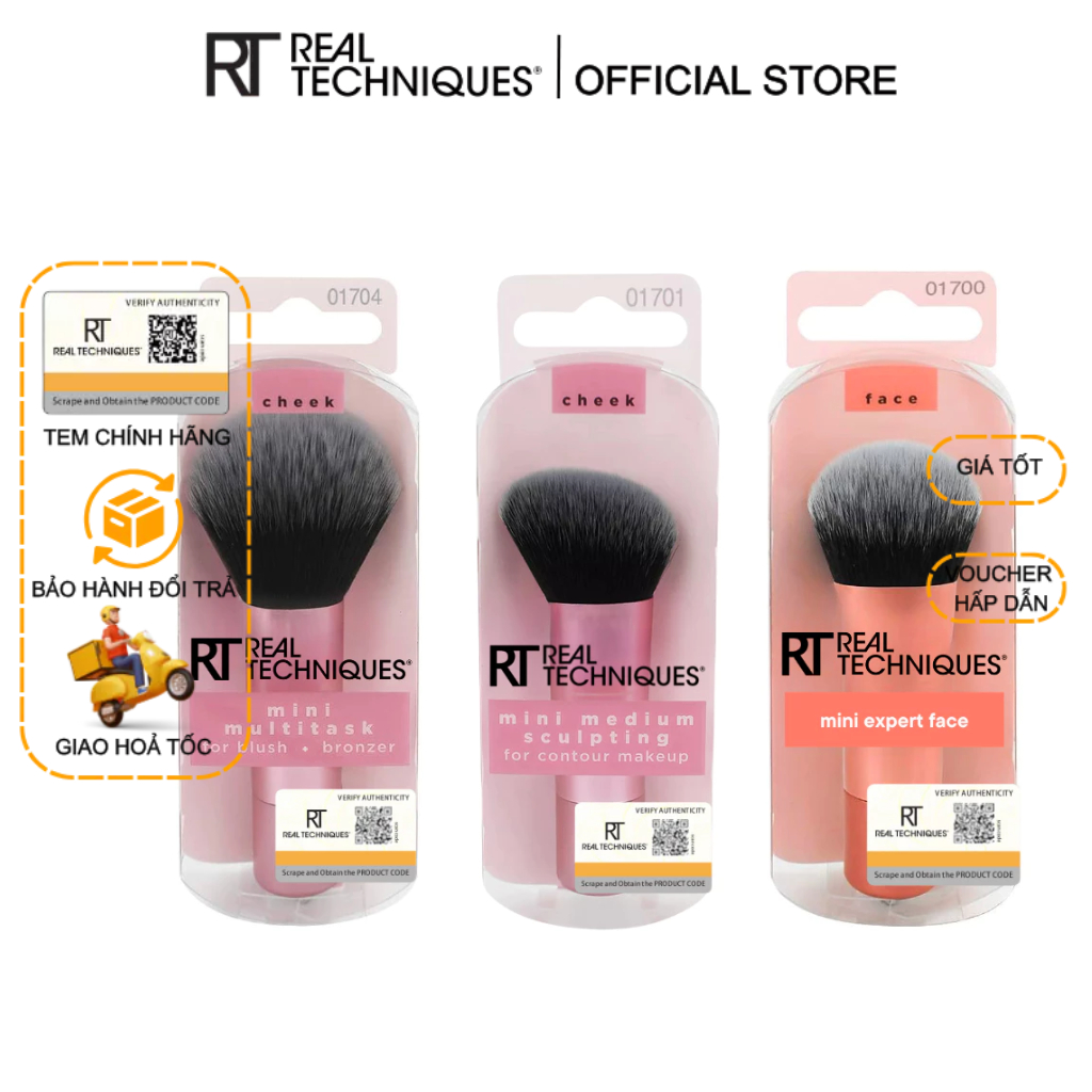 Tổng hợp cọ mini RT Real Techniques