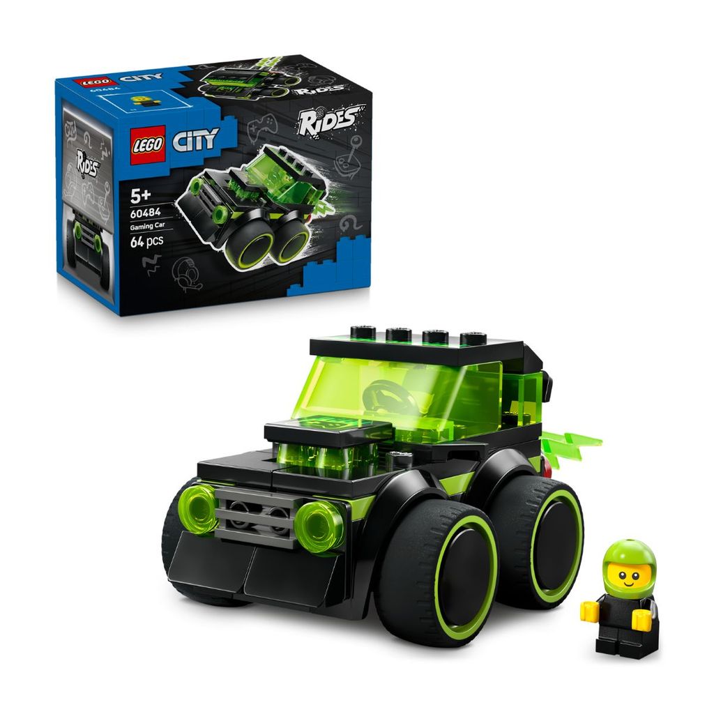 Đồ Chơi Lắp Ráp Rides - Xe Đua Phong Cách Game LEGO CITY 60484 (64 Chi Tiết)
