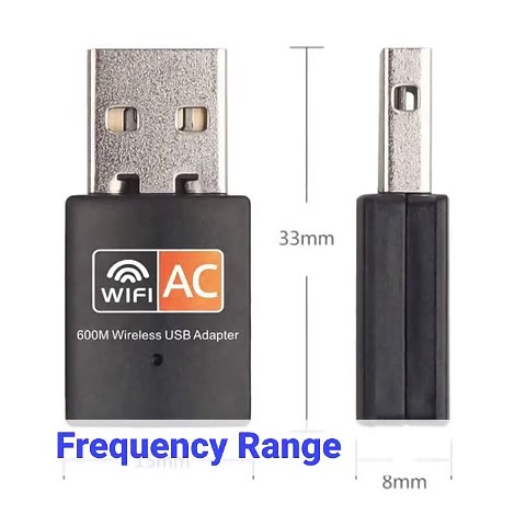 Bộ chuyển đổi WiFi USB 600Mbps 2.4G 5GHz Ăng-ten Ethernet Trình điều khiển miễn phí AC cho máy tính để bàn Cửa sổ máy tính xách tay | BigBuy360 - bigbuy360.vn