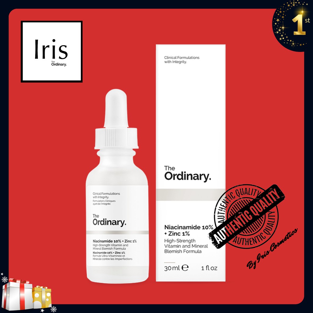 Niacinamide 10% + Zinc 1% 30ml 60ml và Niacinamide 5% Face and Body Emulsion 100ml - Hỗ trợ mụn, thu nhỏ lỗ chân lông