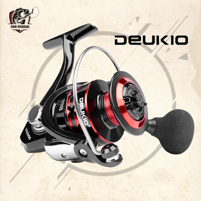 Máy Câu Cá Kim Loại Deukio FS Máy Câu Đứng 2000 Đến 7000 Chuyên Câu Lure