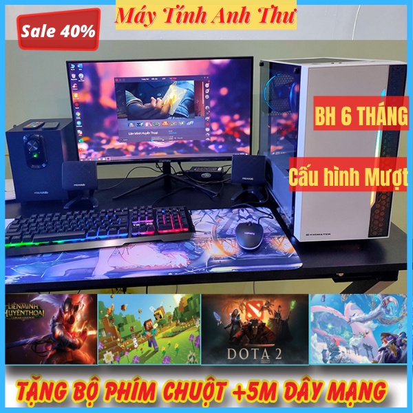 Máy Tính Để Bàn Văn Phòng Học Sinh Giá Rẻ, Bộ Máy Tính PC Desktop Gaming Online Cấu Hình Mạnh
