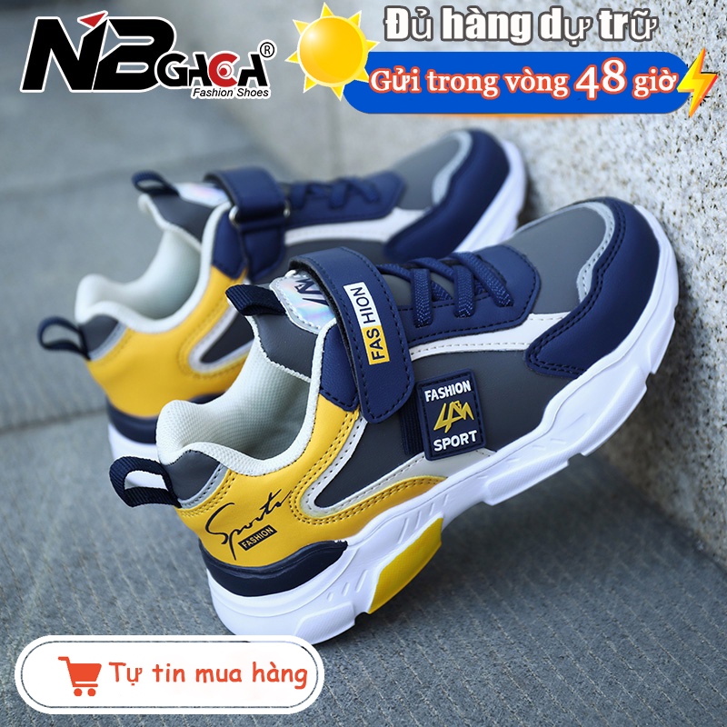 Giày Thể Thao Bằng Da Chống Nước Chống Trượt Trọng Lượng Nhẹ Dành Cho Trẻ Em