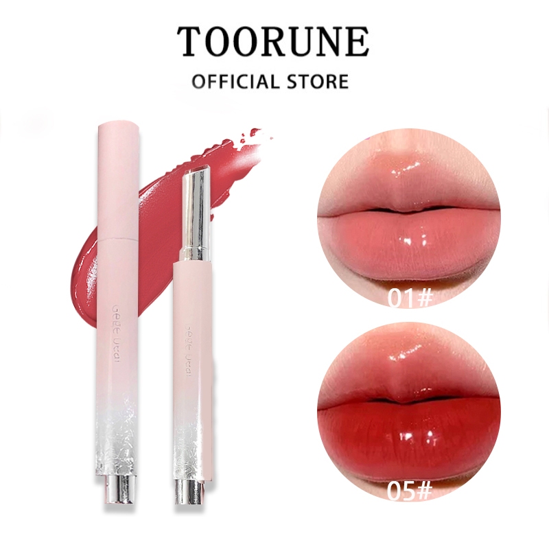 Gege bear Son Môi Dạng Thạch Trong Suốt Chống Nước Không Dính Cốc Dưỡng Ẩm Làm Căng Mọng Môi