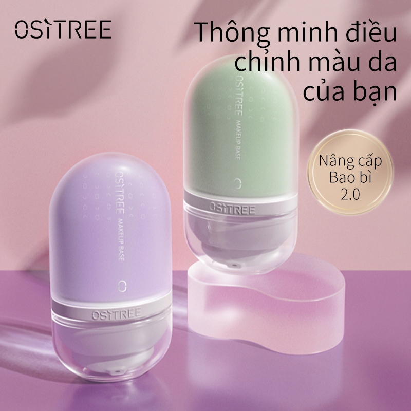 Ositree Kem lót mặt trang điểm Kem lót cách ly Kem dưỡng ẩm Hydrating Brightening Tone-up25g