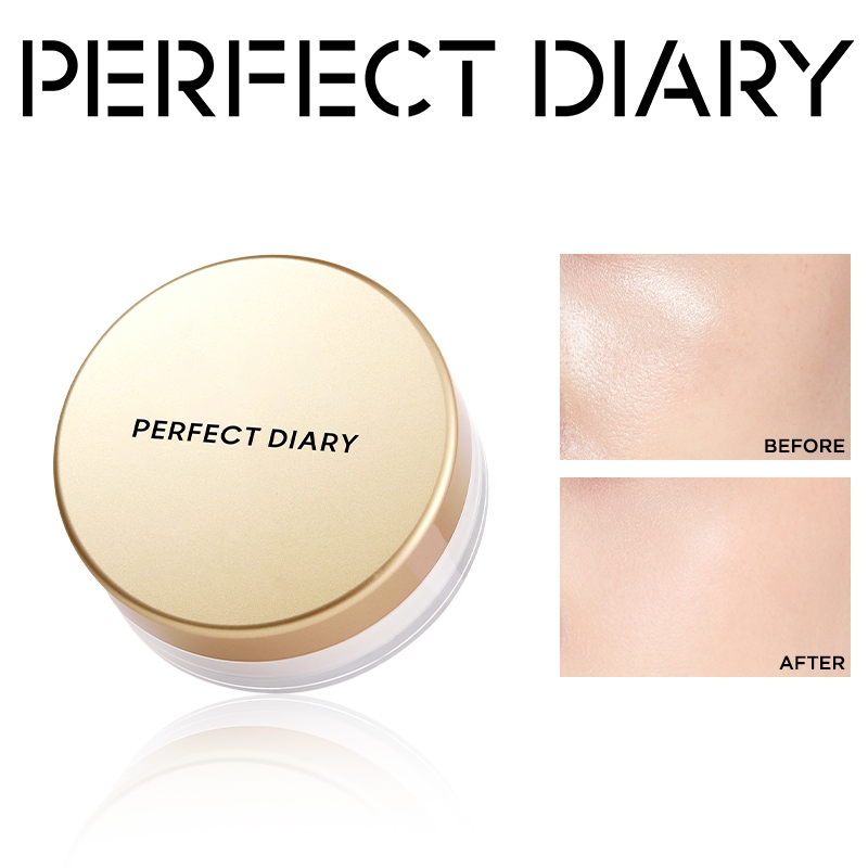Phấn phủ kiềm dầu PERFECT DIARY chống thấm nước kiểm soát dầu lên đến 12h với 3 màu tùy chọn 7g