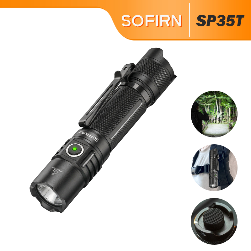 Đèn Pin Sofirn SP35T 3800 Lumen Có Cổng Sạc USBC 21700 Chất Lượng Cao